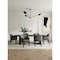 Manhattan Comfort Gansevoort Faux Leather Dining Armchair in Pebble Grey DC051AR-PE - alternate 9